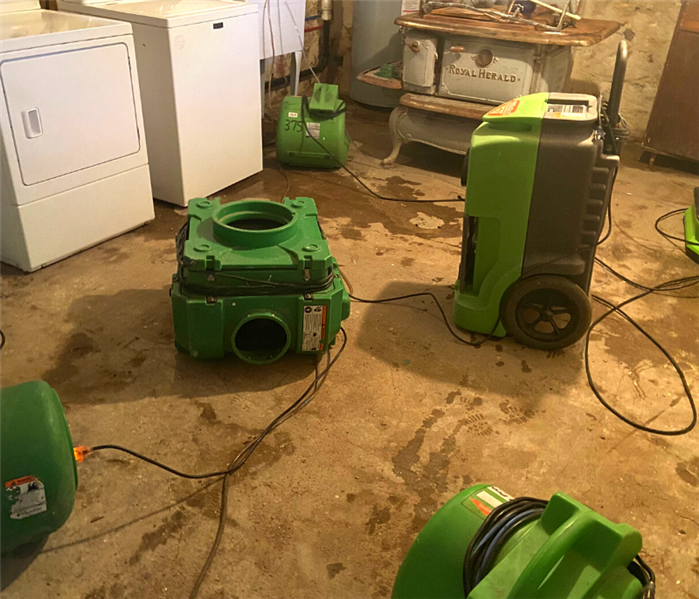 Sewage backup cleanup in Readington Township, New Jersey.
